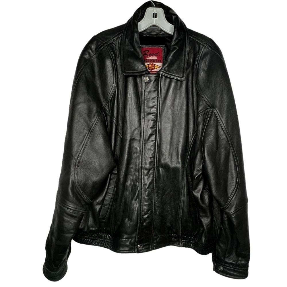 Vintage Reed Leather Sportswear‎ Black Jacket
